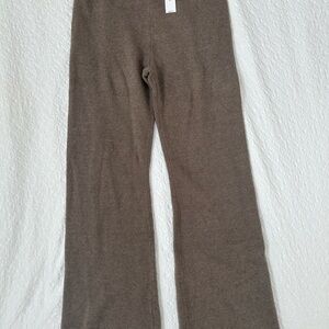 GAP Women's CashSoft Boot Sweater Pants in Toasted Almond Brown